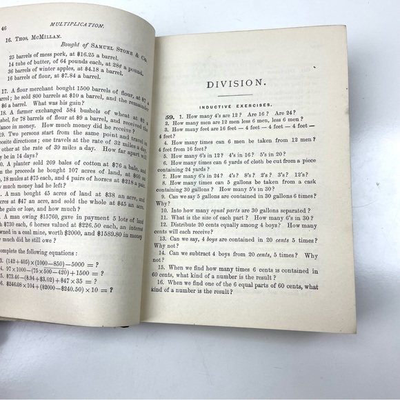 Fish's Arithmetic Number Two 1883 Daniel W Fish American Book Co. - Picture 7 of 7